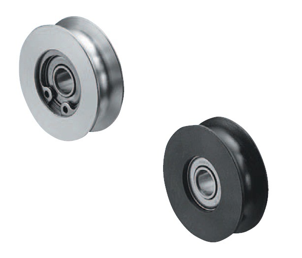 圆皮带滑轮/带轴承圆带轮/圆带惰轮MBG100-5外径100带径10孔径15