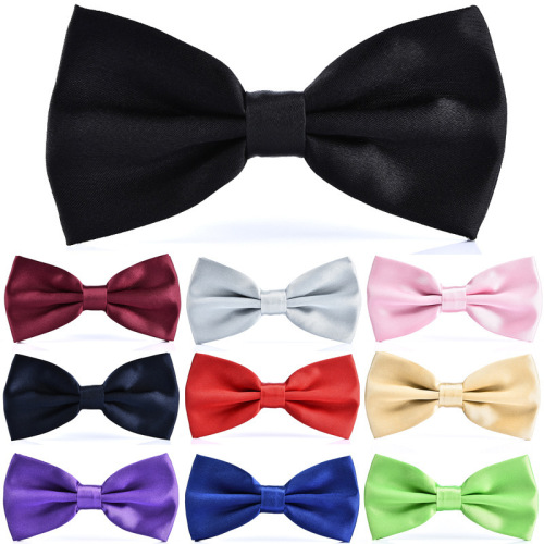 Bachelor party groom color tie men's wedding ceremony tuxedo shirt bow tie red black tie