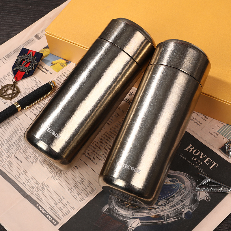 养生钛杯保温杯高档时尚纯钛保温杯便携随手杯礼品杯支持定制logo