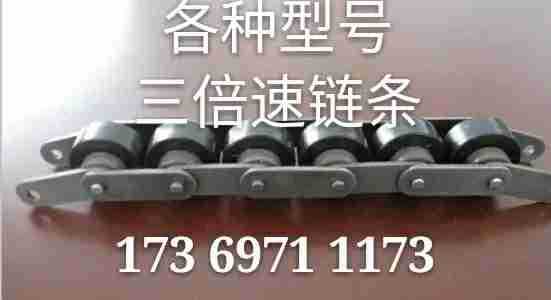 2.5倍速链条尼龙滚子三倍速链条BS30-212A全钢制链条304不锈钢