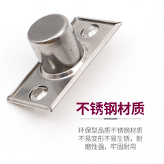 Copper Door Stopper, Bead-Installed Invisible Door Hanger, Windproof Top Bead, Spring-Adjustable Door Stopper