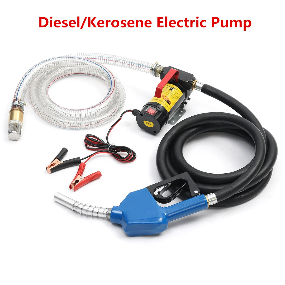 Трансграничная электронная коммерция продажа дизельного насоса 12 В костюм масляного пистолета Электрический насос