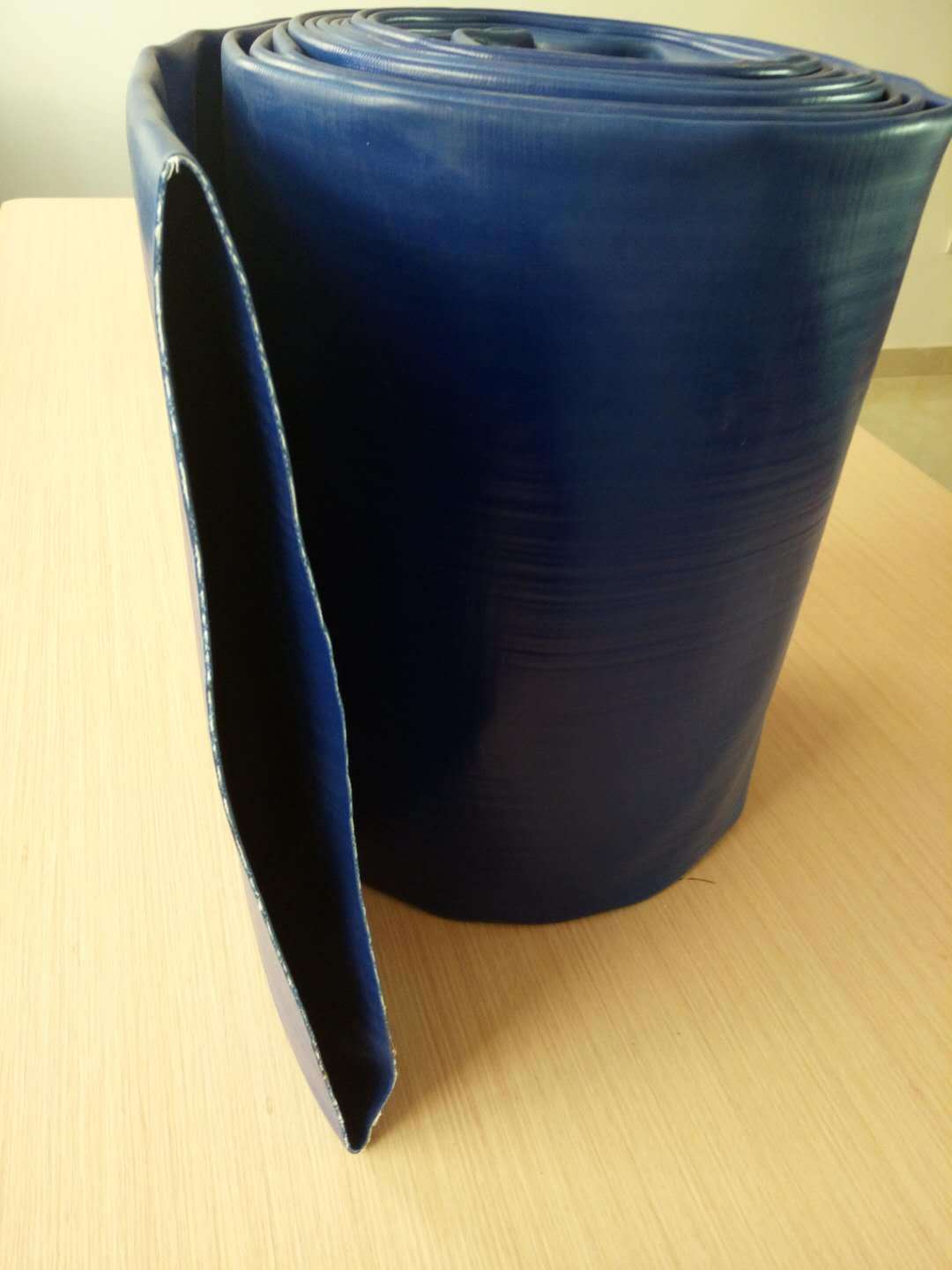 DN250mm 10寸大口径 全塑防爆 PVC涂塑蓝水带