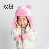 Утепленная детская удерживающая тепло бархатная милая шапка подходит для мужчин и женщин