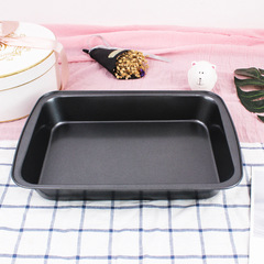 12-inch deep rectangular roasting pan chicken pan hard film thick non-stick baking pan cake pan pizza pan round plate