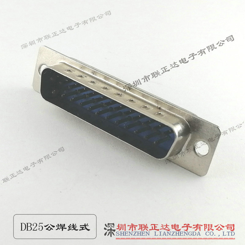 DB25公头焊线式半金焊线式RS232接口 DB15接头/DB9接口/DB37母座
