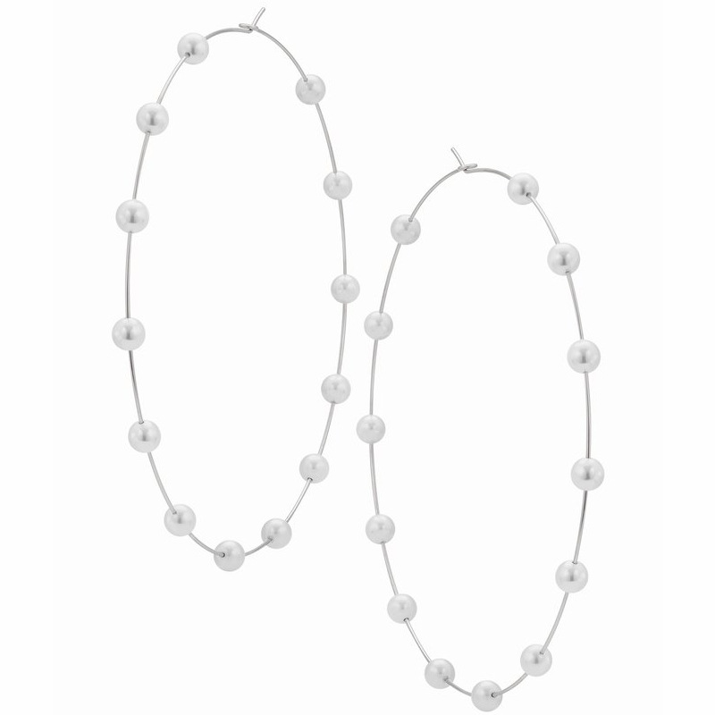 Européen Et Américain Boucles D'oreilles Nouvelle Perle Grand Cercle Boucles D'oreilles À La Mode Exagérée De Mode Perle Boucles D'oreilles Pour Les Femmes display picture 11