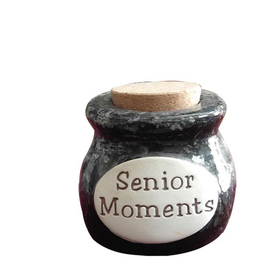 陶瓷箴言复古密封罐 字母木塞罐 储蓄储钱罐 小礼品|ru