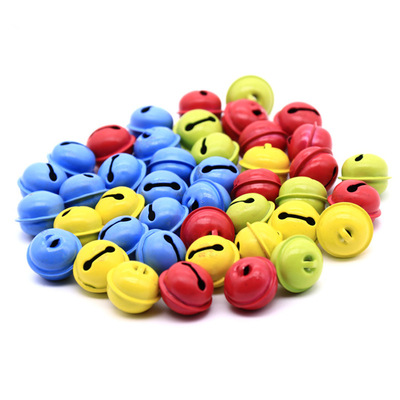 广东厂家热卖圣诞一字铃铛烤漆铁艺diy五金工艺装饰品铃铛多规格