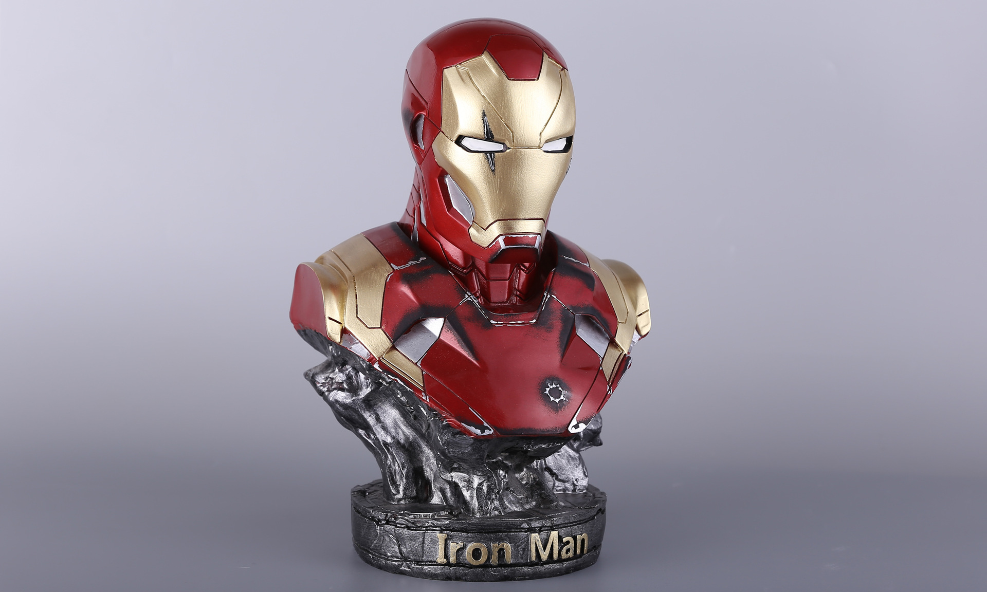 Avengers Iron Man MK46 Half Bust Model Resin Statue Action Figure Decor