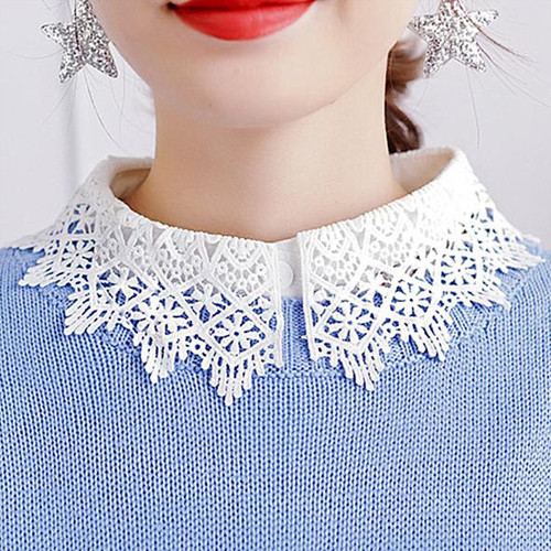 Spring, Autumn and Winter New Style Fake Collar Shirt Women's Decorative Collar Lace Fake Collar Women's Shirt Fake Collar