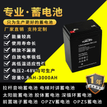 12V2.6AH阀控式密封铅酸蓄电池 宁波音响厂家专用免维护蓄电池