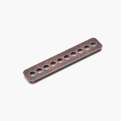 Tea tray, copper art pipe, copper sheet, drain pipe, corner water filter drain pipe, stone solid wood root carving tea table accessories