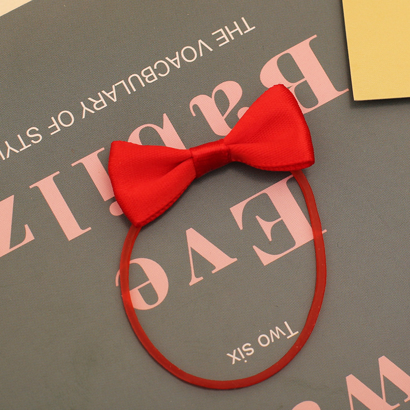 加皮圈红色领结2