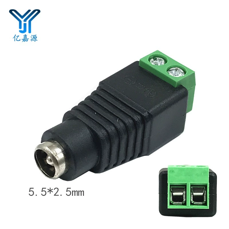 Гнездовой разъем питания постоянного тока без сварки гнездовой разъем постоянного тока 5,5-2,5 мм разъем преобразования мощности