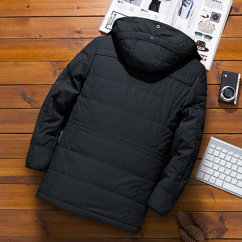 Chaqueta acolchada de algodón de marca de moda de los hombres de negocios de moda transfronteriza venta al por mayor