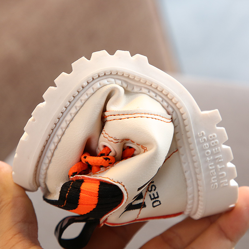 Vinter Nye Børn Drenge Mode Bomuld Martin til Piger Varme Sko Snestøvler Lynlås i Siden_voghion.com