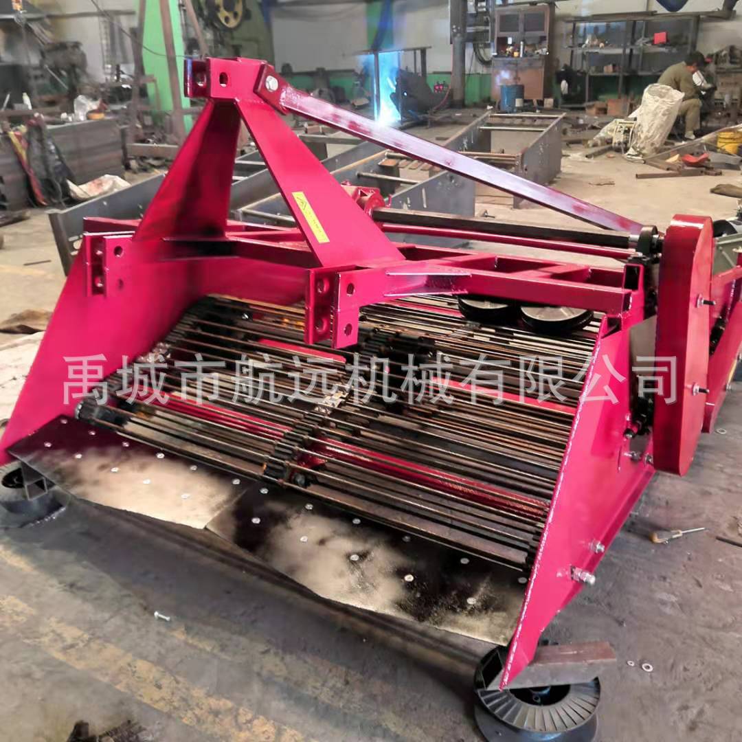 加重双层输送链排的柴胡关防风丹参收获机 党参地下药材挖药材机