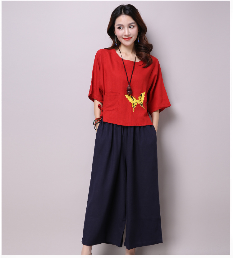 Costume femme en Coton et lin - Ref 3334032 Image 32