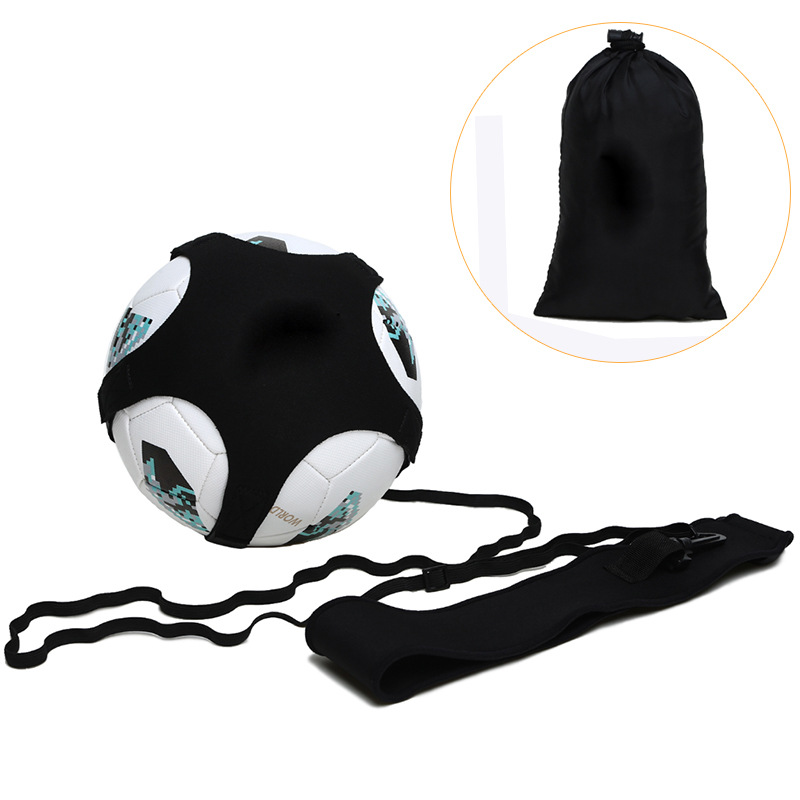 Cruz-frontera bola interruptor bolsa de bola pick-up libre de fútbol giratorio correa de la pelota de entrenamiento deportivo correa de la bola auxiliar