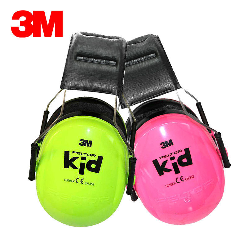 Orejeras de Protección Auditiva para Niños 3M H510AK-442-RE de Acero Inoxidable 21dB
