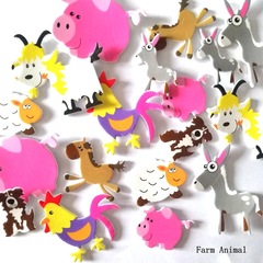 Creative Children's DIY Gift Making Materials EVA Foam Sticker 3D Kindergarten Pasting Pictures Cute Stickers
