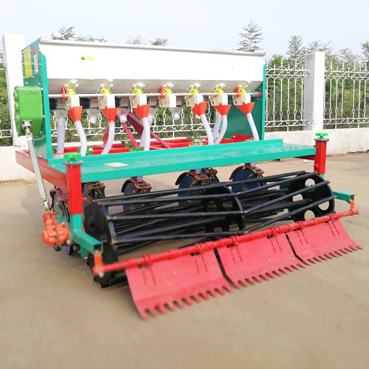 河南玉米大豆高粱谷子旱稻蔬菜施肥播种一体机多行小麦播种机