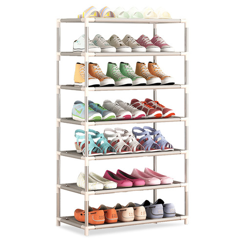 Simple household economical space-saving shoe rack small shoe rack at the dormitory door simple modern multi-layer storage shoe rack