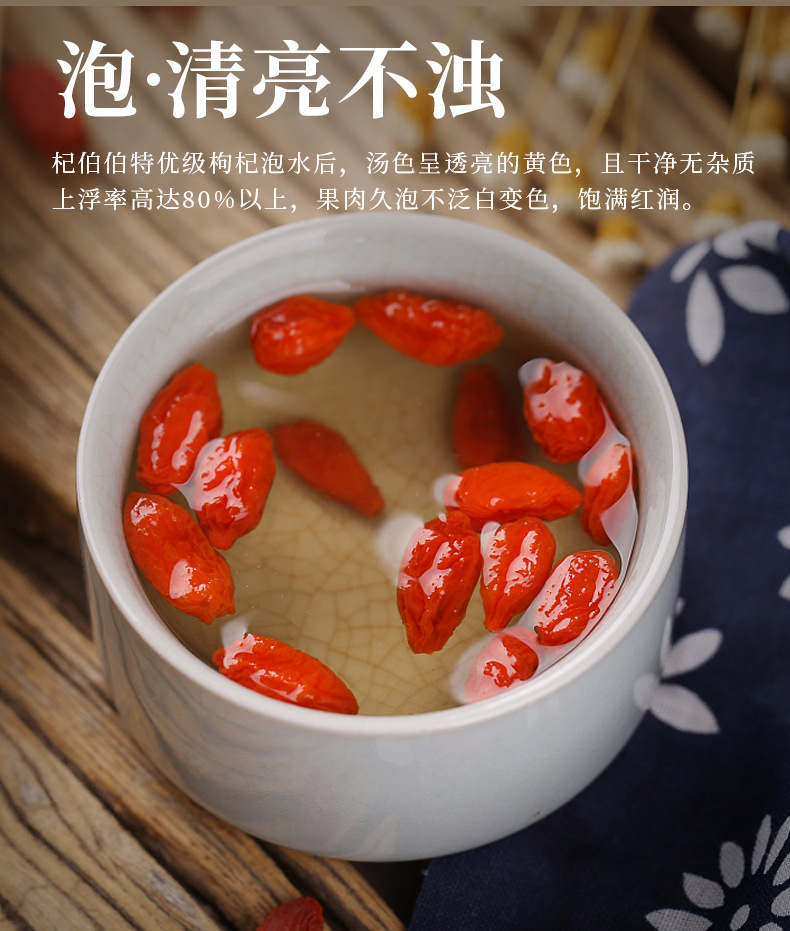 Ningxia Goji Berries Premium Gou Qi Zi 168g 28 Individual 6g Sachets Ready to Eat preparation