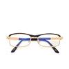 Retro metal glossy glasses suitable for men and women, optics