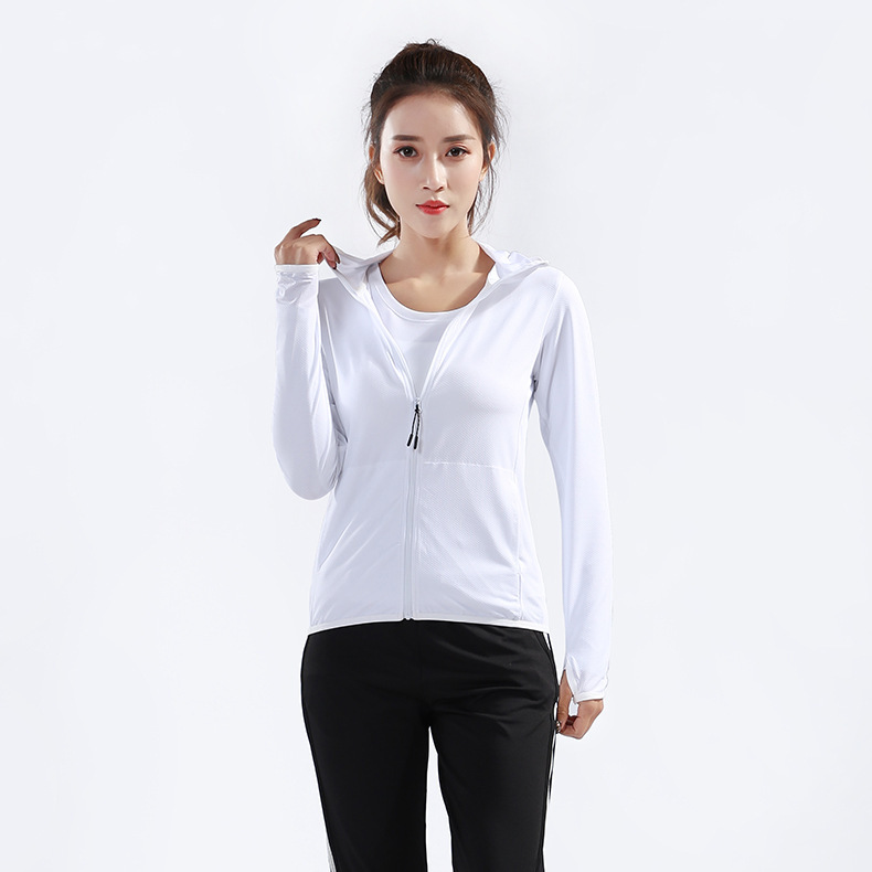 2020 new pattern motion coat zipper High collar ventilation Bodybuilding coat Simplicity elastic Knitted fabrics Outdoor wear