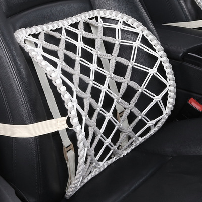 汽車腰靠車用靠背靠墊座椅腰托夏季透氣支撐腰部腰枕辦公室護腰墊