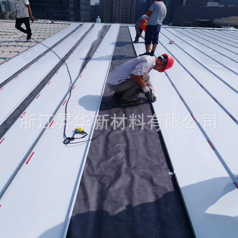 厂家直供 0.8厚深灰色25330 铝镁锰板矮立双锁边金属屋面