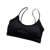 Summer silk sexy underwear, sports bra, breast tightener, tank top, beautiful back