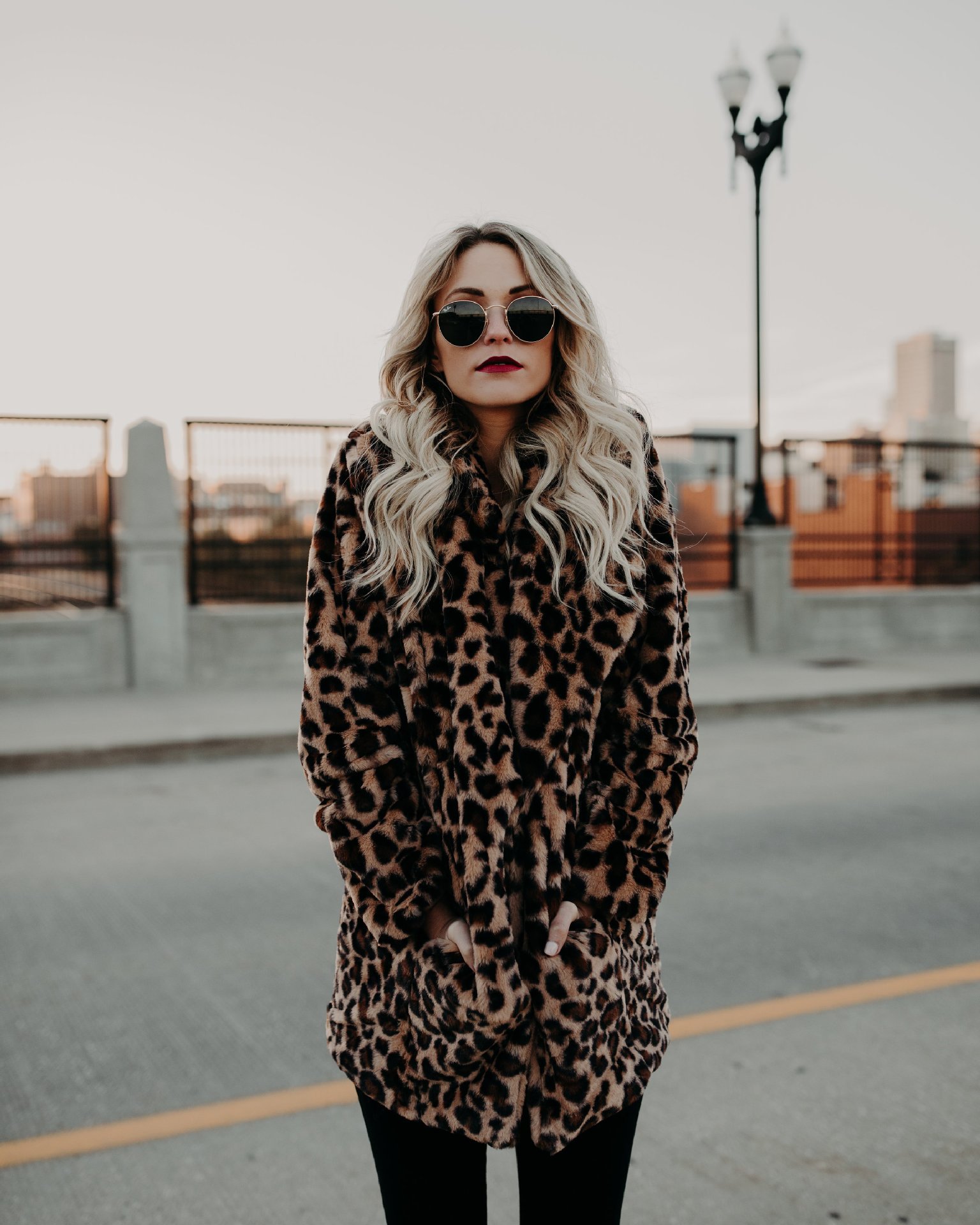 2018 Women's Wear New European And American Lapel Leopard Print Imitation Fur Coat Thickened Autumn And Winter Coat