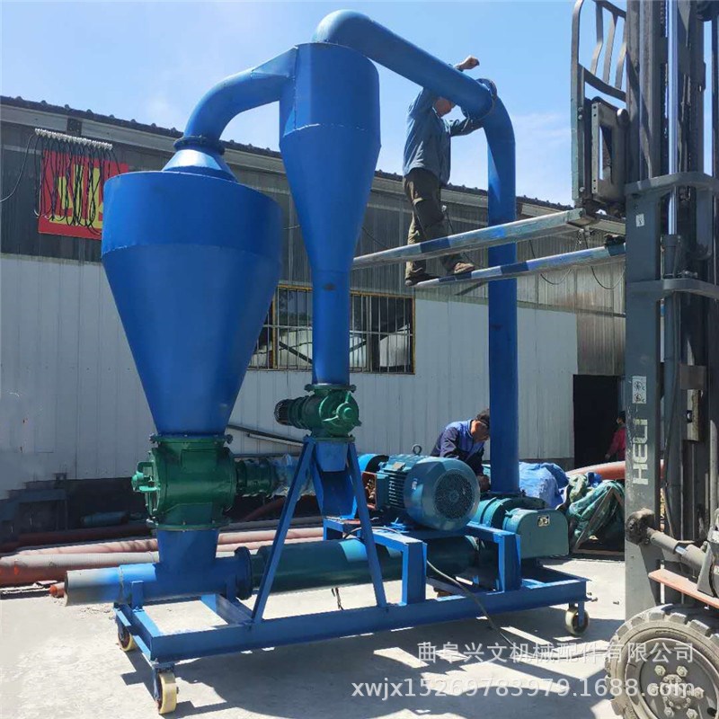 玉米装卸气力吸粮机 粉煤灰清库罐仓气力输送机 远距离真空上料机