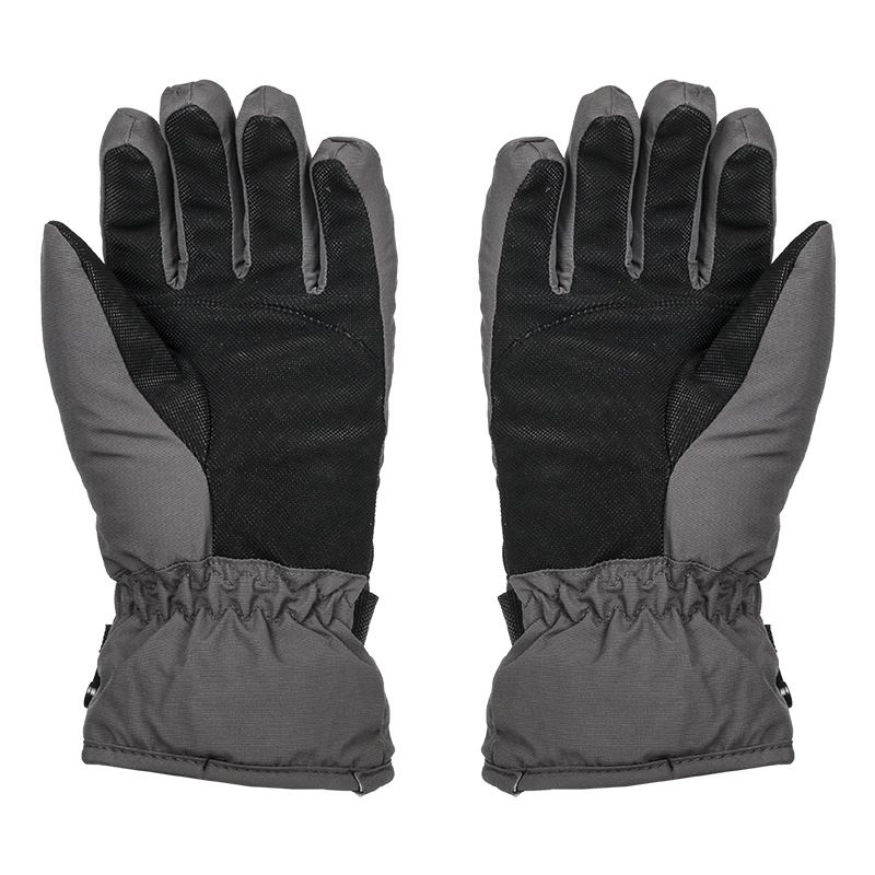 厂家现货日韩跨境青少年户外骑行滑雪手套防水防滑耐磨手背拉链