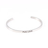 Bracelet stainless steel engraved