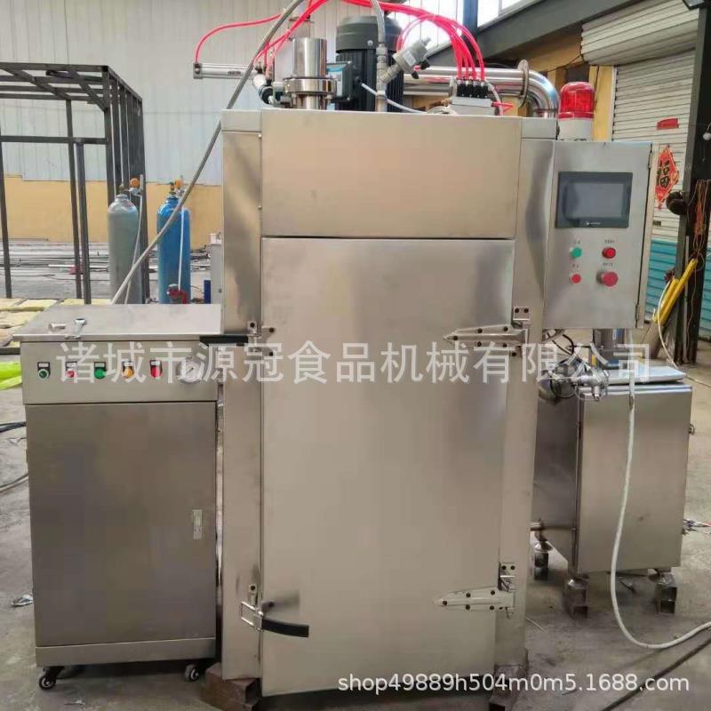 供应不锈钢多功能烟熏炉 腊肉鱼肉烟熏箱 豆干全自动润色设备