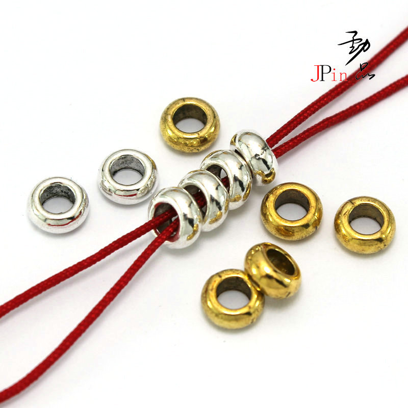 retro golden glossy beads