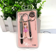Factory-direct wholesale eyebrow tweezers & scissors: Portable makeup tools, beauty essentials—mini clip-on and pull-style designs for precise eyebrow shaping and trimming.