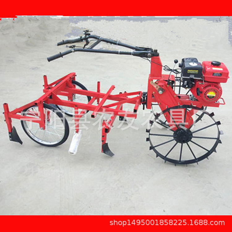 微耕机带起垄覆膜机高垄地膜机 万向铁轮 适合山地丘陵大棚果园