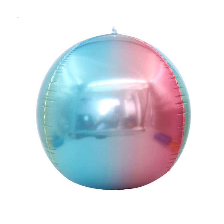1 Piece Quantity Party Occasion Gradient Color Aluminum Film Party Balloons 1 Piece