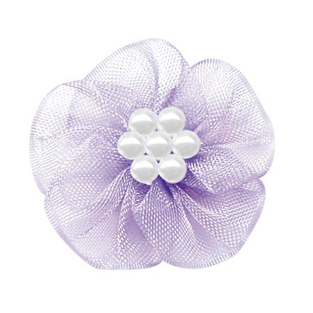 Yao Ming cinta de poliéster DIY pequeña flor ropa interior decoración hecha a mano cinta flor horquilla Decoración Accesorios