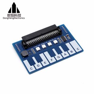 Small music neon piano, microcontroller board