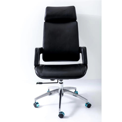 fashion hotel chair High back black Office chair Stereotype chair
