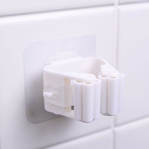 Mop rack, punch-free, mop clip, mop hook, bathroom rack, powerful wall-mounted storage, load-bearing kitchen