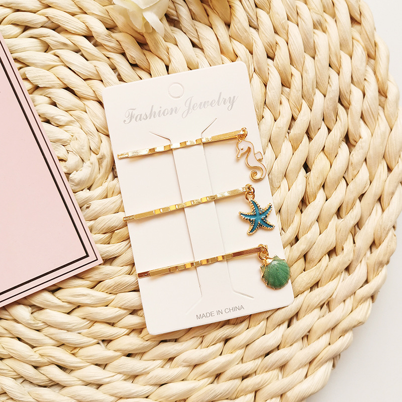 20g Weight Hair Pins, Hair Clip Hair Accessories Type 1 Set Quantity Daily Occasion Metal Material Starry Sky, Fruit, Starfish, Whale Pattern All Seasons Season Women's Gender Cute, Sweet, Korean Style Style Cute Sweet Korean Style Women's Starry Sky Fruit Starfish Metal Hair Pins Hair Clip 12