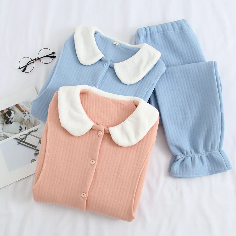 月子服空气层纯棉秋冬产后孕妇哺乳新款休闲加厚保暖透气热卖