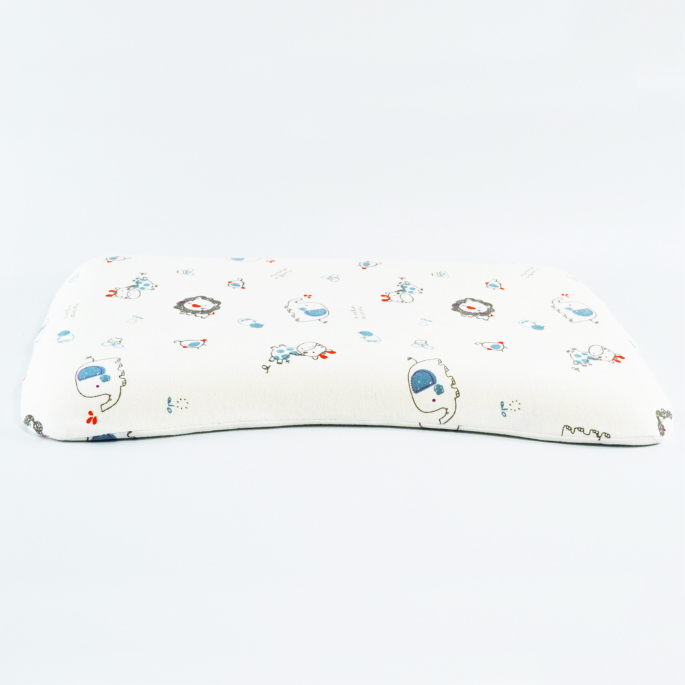 记忆棉婴儿枕头 幼儿园慢回弹 婴儿 批发天竺棉 低反弹儿童枕 头